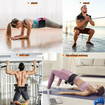 Hip Thrust Belt Dumbbell Belt for Relieve Pressure, Booty Belt with Stronger Load-Bearing with Dumbbells,Kettlebells or Plates