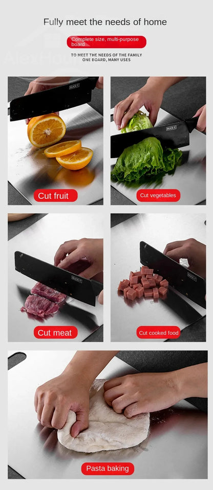 Kitchen Stainless Steel Cutting Board Vegetable Meat Cutting Board Chopping Block Kitchen Accessories Fruit Tool